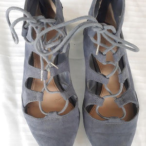 Women Sandals Roman Style Charcoal Gray 5.5 Flats Gladiator